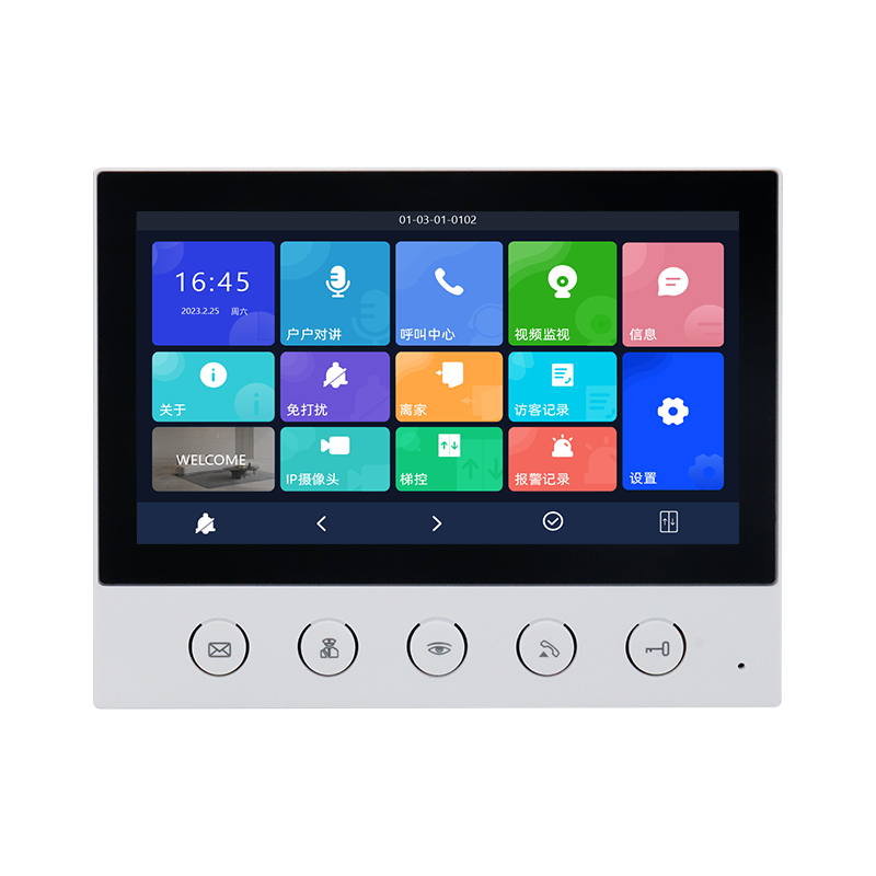 德州7寸高清分機-按鍵、觸屏款